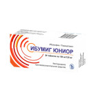 Ibumig Junior, 100 mg/125 mg, planshetlar № 10