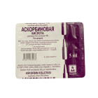 Askorbin kislotasi 5% 5ml No 5 eritmasi d/i