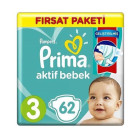 Подгузники детские Prima Aktif Bebek, размер 3, №62