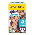 Подгузники детские Libero Comfort, размер 4, №82