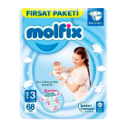 Подгузники детские MOLFIX-3 Midi №68
