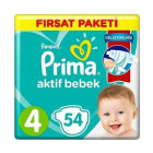 Подгузники детские Prima Aktif Bebek, размер 4, №54