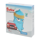 Презервативы "Safex" ребристые №3 
