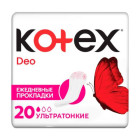 Прокладки ежедневные "Kotex Deo" Ультратонкие №20