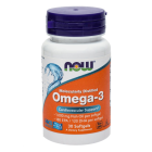 Омега-3 (Now Omega-3) 1000мг №30 капсулы желатиновые