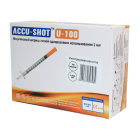 Insulin shprits. ACCU SHOT U-100 1ml 30Gx15/64