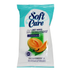 Салфетки влажные Soft care дыня №10