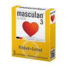 Презервативы Masculan Ribbed Dotted №3