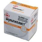 Лейкопластырь фиксирующий нестерильный Мультипласт 3см*300см