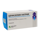 Цефазолин натрия 1000мг №10 порошок для приготовления раствора для инъекций