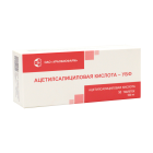 Asetilsalitsil kislotasi 500 mg No 50 tabletka.