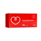 Klopidogrel 75 mg № 30 tabletka.