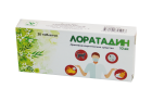 Loratadin 10 mg № 20 tabletka.