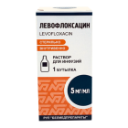 Levofloksatsin, 5 mg/ml, 5 ml, ko'z tomchilari.