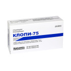 Клопи, 75 мг, таблетки №30