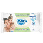 100 dona bolalar uchun salfetkalar. Molfix Isotonic Fresh № 60