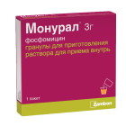 Монурал 3 г (8 г) гранулы для приг. раствора для приема внутрь