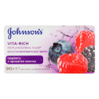 Мыло Johnson`s Vita-Rich восстанавливающее малина 90г