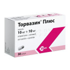 ТОРВАЗИН ПЛЮС 10МГ/10МГ КАПС №30