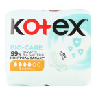 Прокладки гигиенические "Kotex" Bio-Care Normal №8