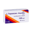 L-тироксин-Фармак 100мкг №50
