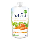 Пюре фруктово-овощное "Kabrita" яблоко-морковь100г 6+