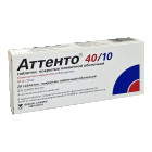Аттенто 40мг/10мг №28 таблетки