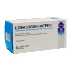 Цефазолин натрия 1000мг №10 порошок для приготовления раствора для инъекций