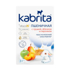 Каша молочная Kabrita пшеничная груша яблоко персик 5+ 180гр
