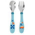 Chicco qoshiq va vilkalar to'plami 18 oydan ortiq boqish uchun