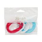 Набор цветных резинок узкие