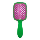 Расческа Superbrush маленькая зелёная/фиолетоввая