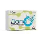 DAPA plyonka bilan qoplangan planshetlar 10MG 14