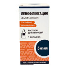 Левофлоксацин, 5 мг/мл, 5 мл, капли глазные