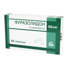 Furazolidon 50 mg № 50 tabletka.