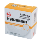 Лейкопластырь фиксирующий нестерильный Мультипласт 2см*300см