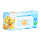 Салфетки влажные детские Кря-кря Алоэ вера №100