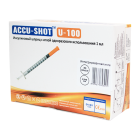Шприц инсулиновый ACCU SHOT U-100 1мл 30Gх5/16