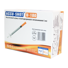 Шприц инсулиновый ACCU SHOT U-100 1 мл 31Gх15/64