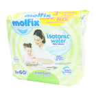 Салфетки детские Molfix Isotonic fresh №180 3 х 60 шт