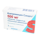 Azitromitsin-Sandoz 500 mg № 3 tabletka