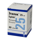 Эгилок 25 мг №60