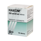Nacom 25/250 mg № 100