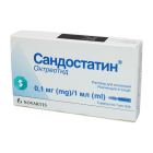 Сандостатин 0,1 мг/мл №5