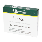 Викасол 0,015 №20