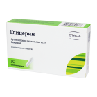 Glitserinli rektal shamlar No 10