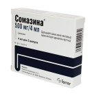 Somazina in'ektsiya uchun eritma 500mg/4ml № 5