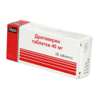 Дротаверин 0,04 №20