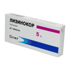 Lizinokor 5 mg № 20