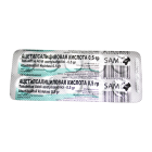 Asetilsalitsil kislotasi 0,5 No 10